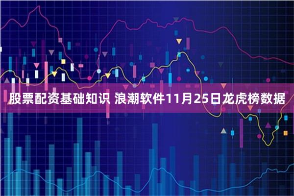 股票配资基础知识 浪潮软件11月25日龙虎榜数据
